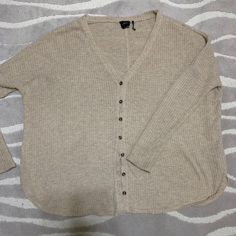 Urban outfitters Thermal button up top